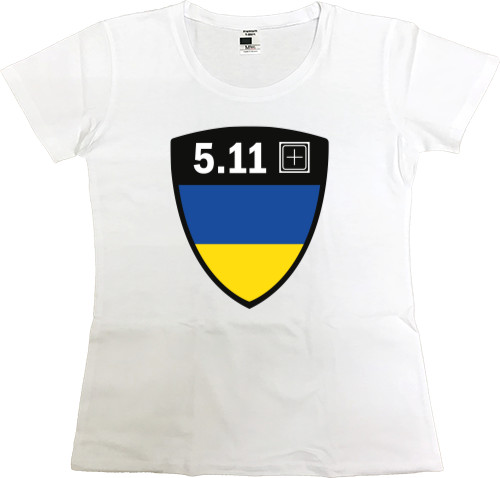 Women's Premium T-Shirt - как у Зеленского на конференции 5.11 Украина - Mfest