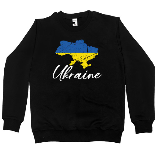 Women's Premium Sweatshirt - Ukraine Map, Карта Украины - Mfest