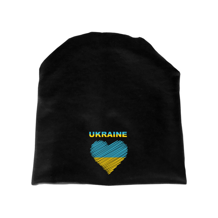 Hat - Ukraine, Украина сердечко флаг - Mfest