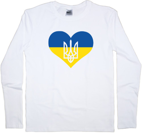 Kids' Longsleeve Shirt - Сердце Украины Герб - Mfest