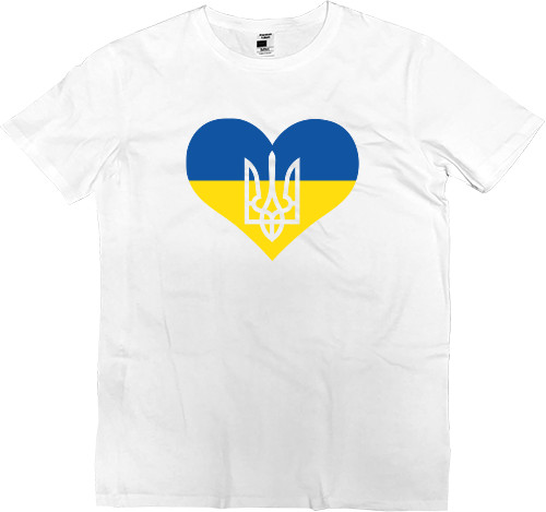 Kids' Premium T-Shirt - Сердце Украины Герб - Mfest