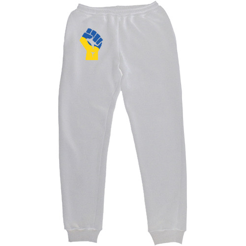 Men's Sweatpants - Флаг Украины Кулак - Mfest