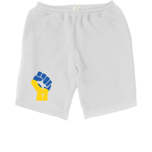 Men's Shorts - Флаг Украины Кулак - Mfest