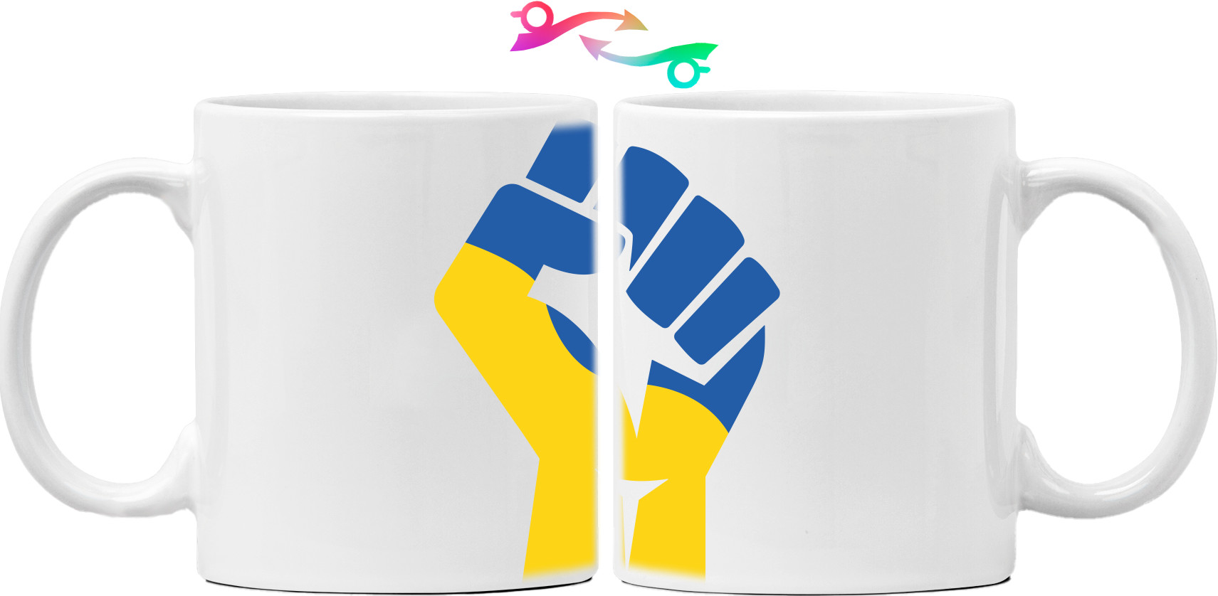 Mug - Флаг Украины Кулак - Mfest