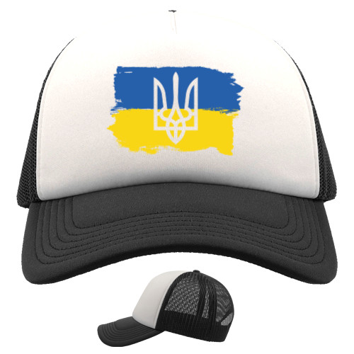 Trucker Cap - Флаг Украины и Герб Украины - Mfest