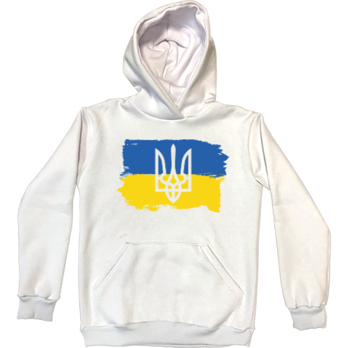 Kids' Premium Hoodie - Флаг Украины и Герб Украины - Mfest