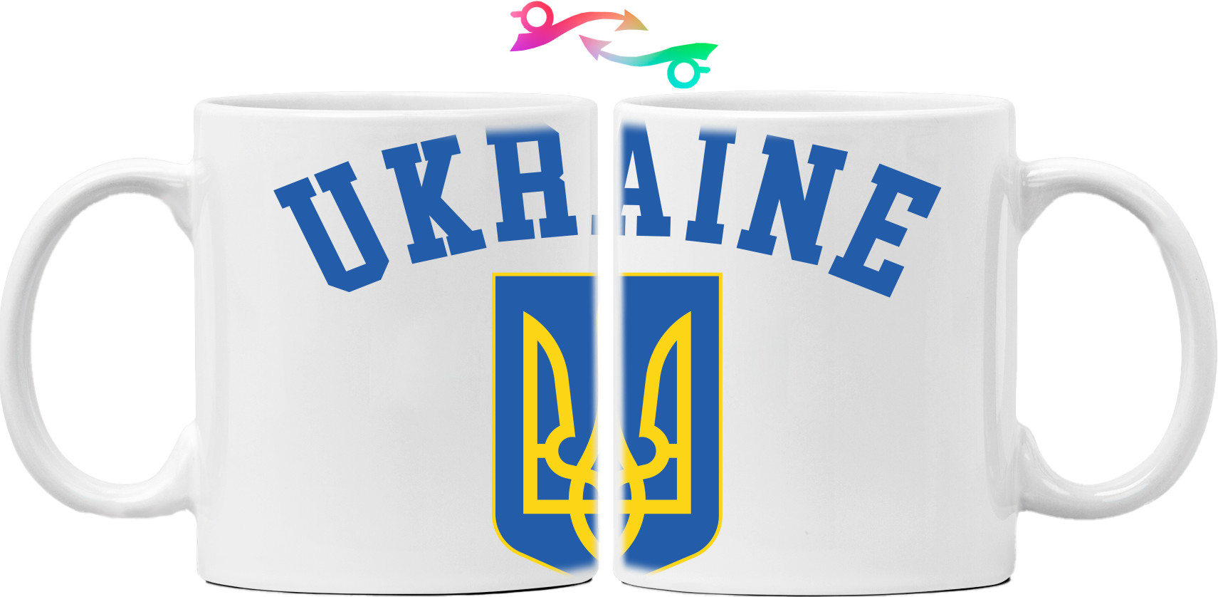 Mug - Ukraine, Герб Украины - Mfest