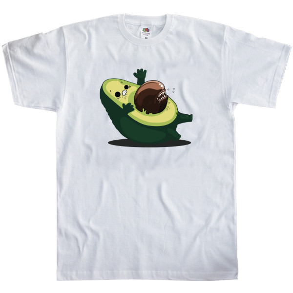 Kids' T-Shirt Fruit of the loom - Авокадо чужой инопланетянен - Mfest