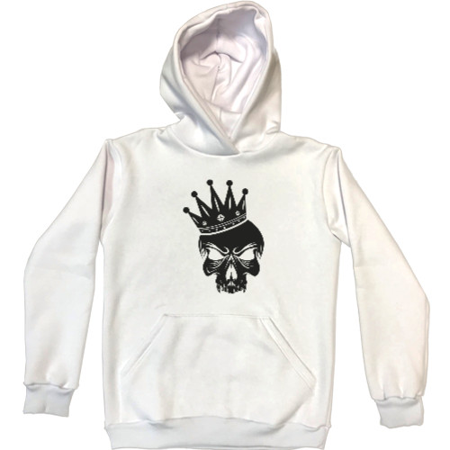 Unisex Hoodie - Череп корона короля - Mfest