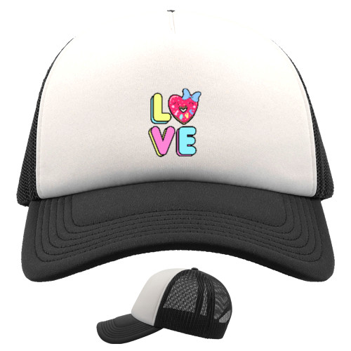 Kids' Trucker Cap - Love donut - Mfest