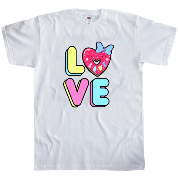 Kids' T-Shirt Fruit of the loom - Love donut - Mfest