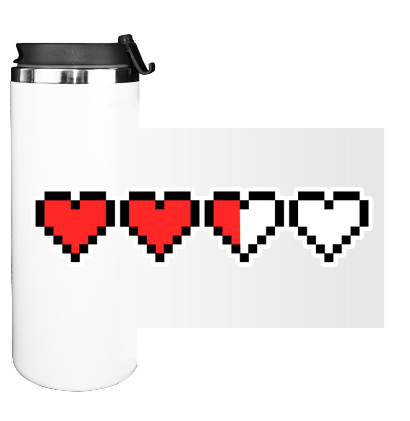 Pixel hearts