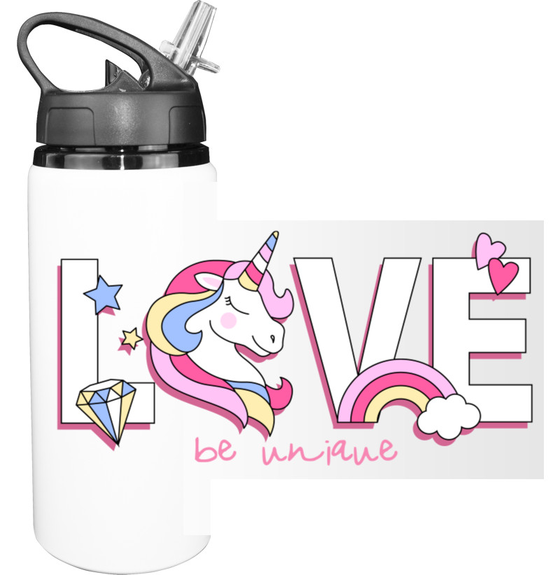 Unicorn in love i love you be mine