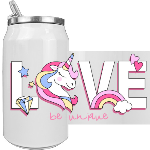 Unicorn in love i love you be mine