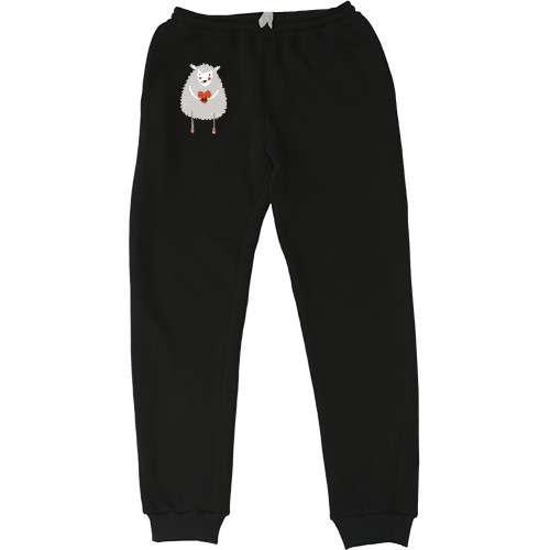 Women's Sweatpants - Смущенная и влюбленная овечка с сердечком - Mfest