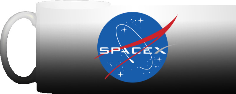 Чашка Хамелеон - Space X Nasa - Mfest