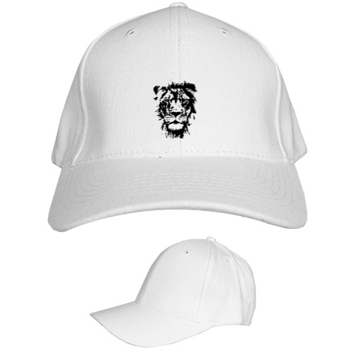 Kids' Baseball Cap 6-panel - Лев контур - Mfest