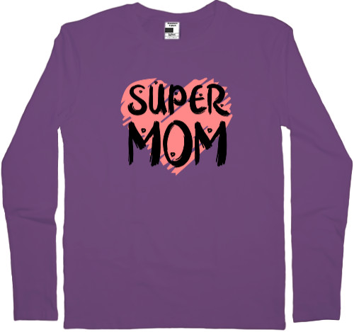 Men's Longsleeve Shirt - Super Mom - Mfest