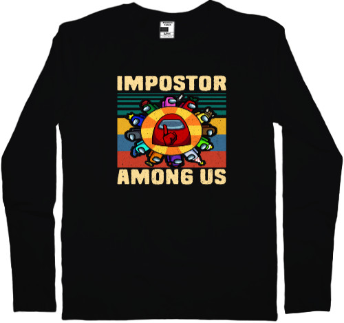 Men's Longsleeve Shirt - Impostor Among Us - Mfest