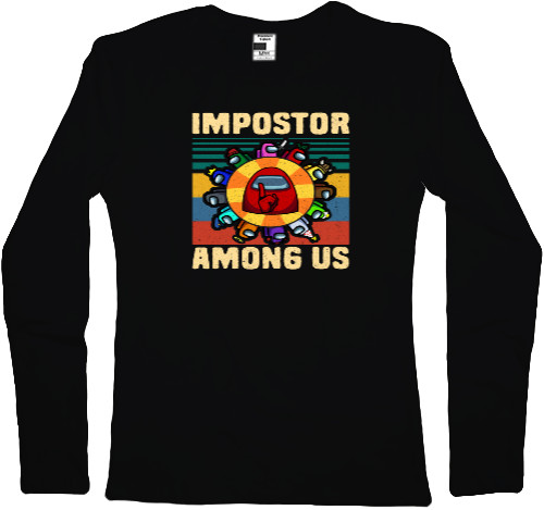 Women's Longsleeve Shirt - Impostor Among Us - Mfest