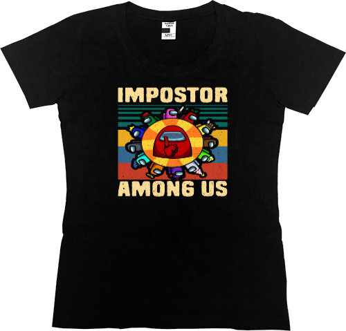 Women's Premium T-Shirt - Impostor Among Us - Mfest