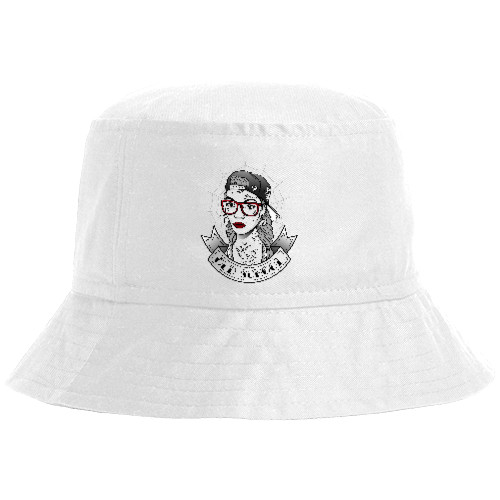 Bucket Hat - девушка в кепке с татуировками - Mfest