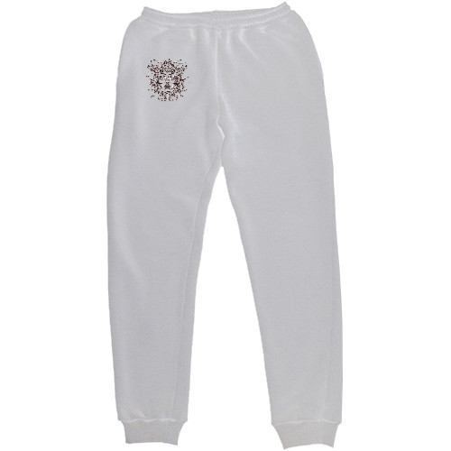 Women's Sweatpants - девушка кошка среди цветов - Mfest