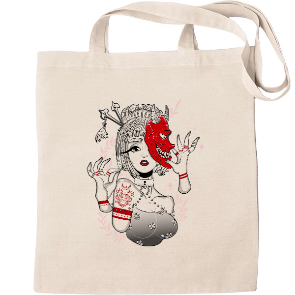 Tote Bag - японская гейша - Mfest