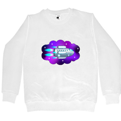 Men’s Premium Sweatshirt - Космический корабль - Mfest