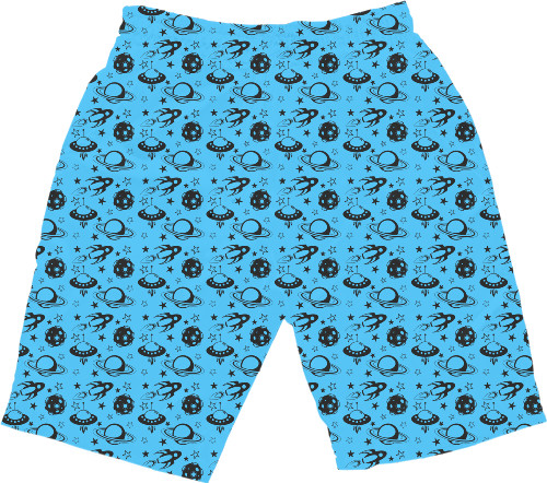 Men's Shorts 3D - Космос и Космические корабли - Mfest