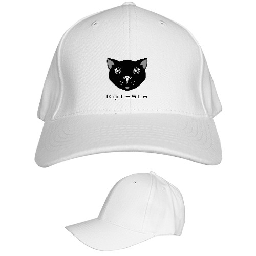 Kids' Baseball Cap 6-panel - КоТесла - пародия на лого TESLA - Mfest