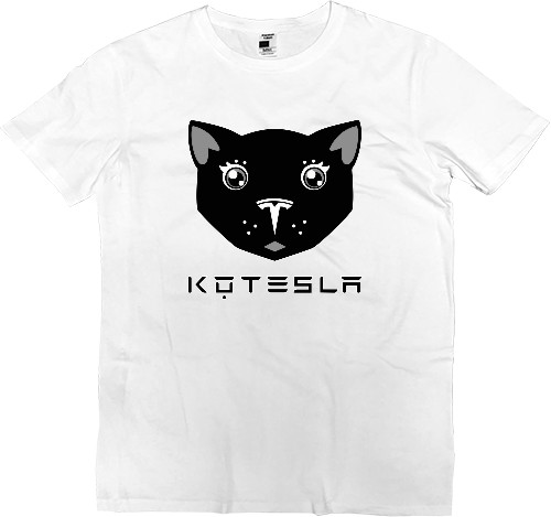 Kids' Premium T-Shirt - КоТесла - пародия на лого TESLA - Mfest