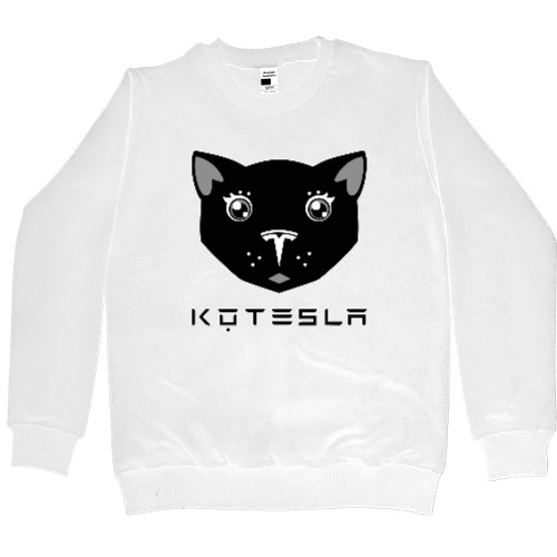 Men’s Premium Sweatshirt - КоТесла - пародия на лого TESLA - Mfest