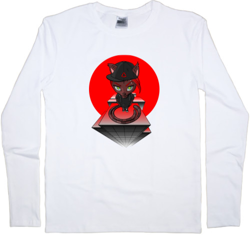 Men's Longsleeve Shirt - ROOF CAT/КОТ С КРЫШИ - Mfest