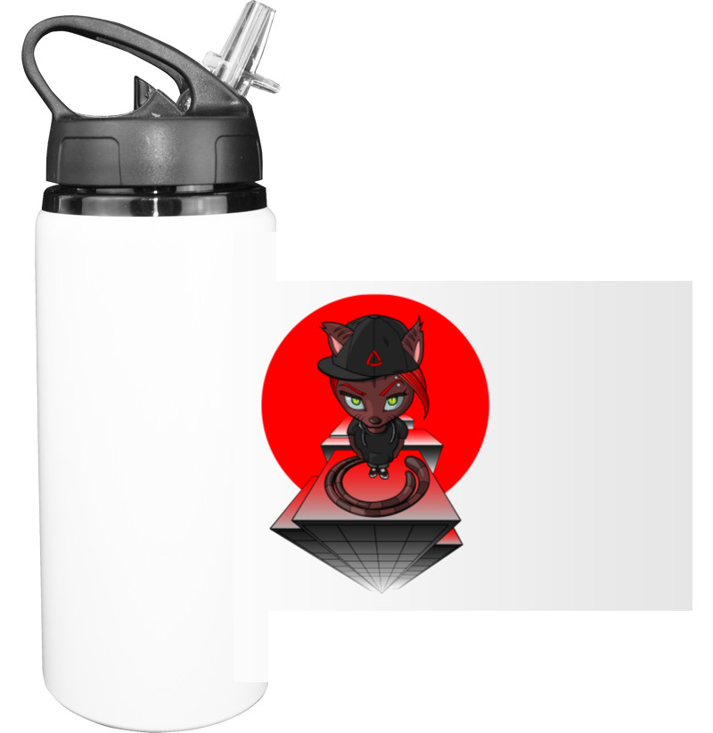 Sport Water Bottle - ROOF CAT/КОТ С КРЫШИ - Mfest