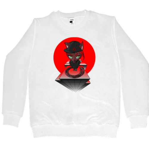 Men’s Premium Sweatshirt - ROOF CAT/КОТ С КРЫШИ - Mfest