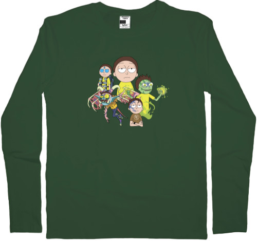 Рик и Морти - Men's Longsleeve Shirt - MORTY/МОРТИ - Mfest