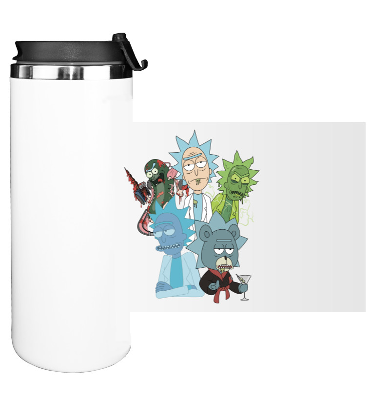 Water Bottle on Tumbler - THE BEST RIKS/ЛУЧШИЕ РИКИ - Mfest