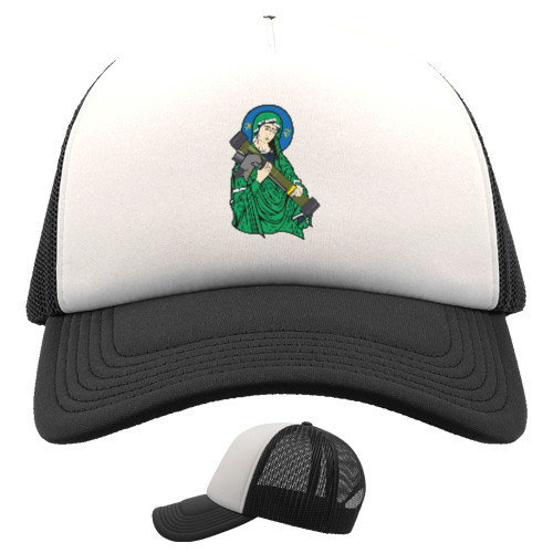 Trucker Cap - Saint Javelin Protector of Ukraine - Mfest