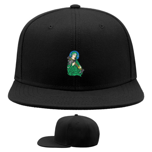 Snapback Baseball Cap - Saint Javelin Protector of Ukraine - Mfest