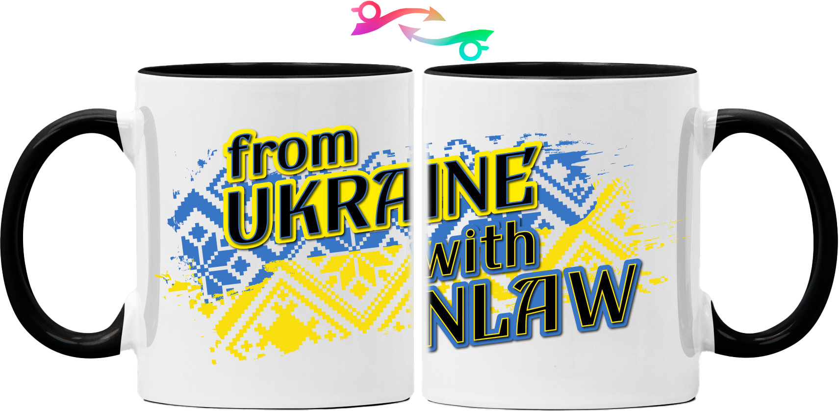 Кружка - from UKRAINE with NLAW - Mfest