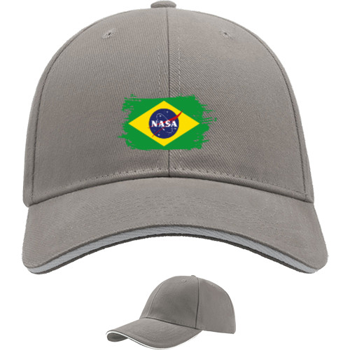 Кепка Сендвич - NASA Brazil - Mfest