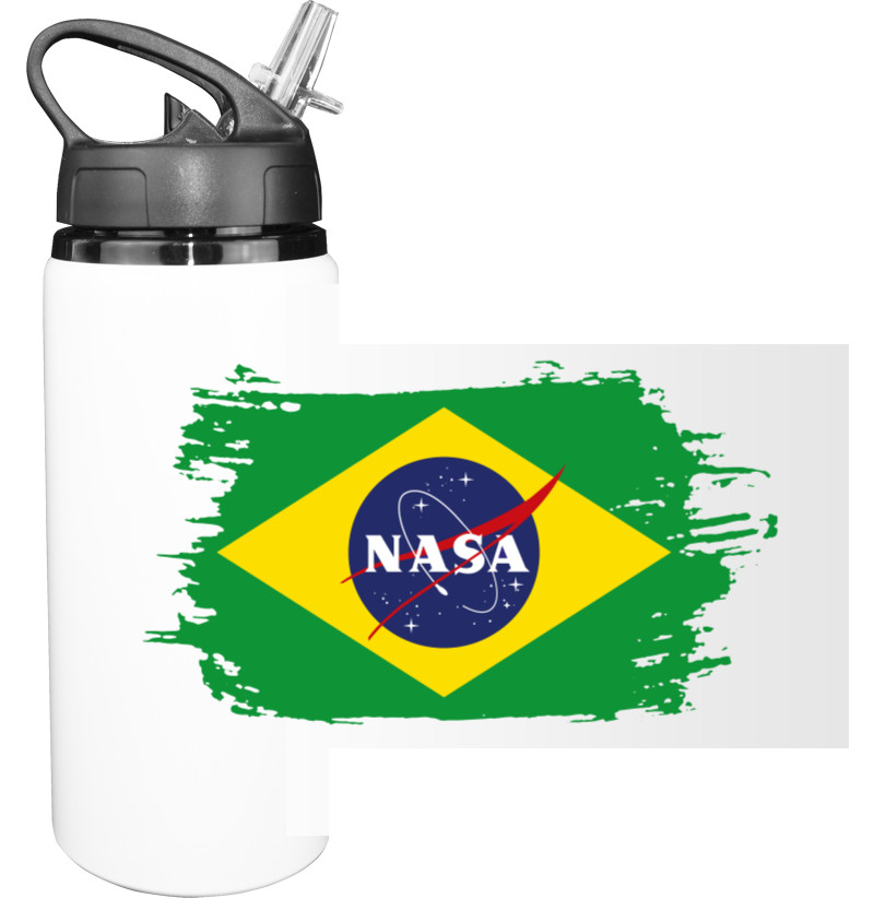 NASA - Sport Water Bottle - NASA Brazil - Mfest