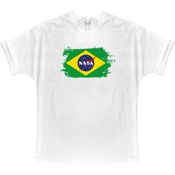 T-shirt Oversize - NASA Brazil - Mfest