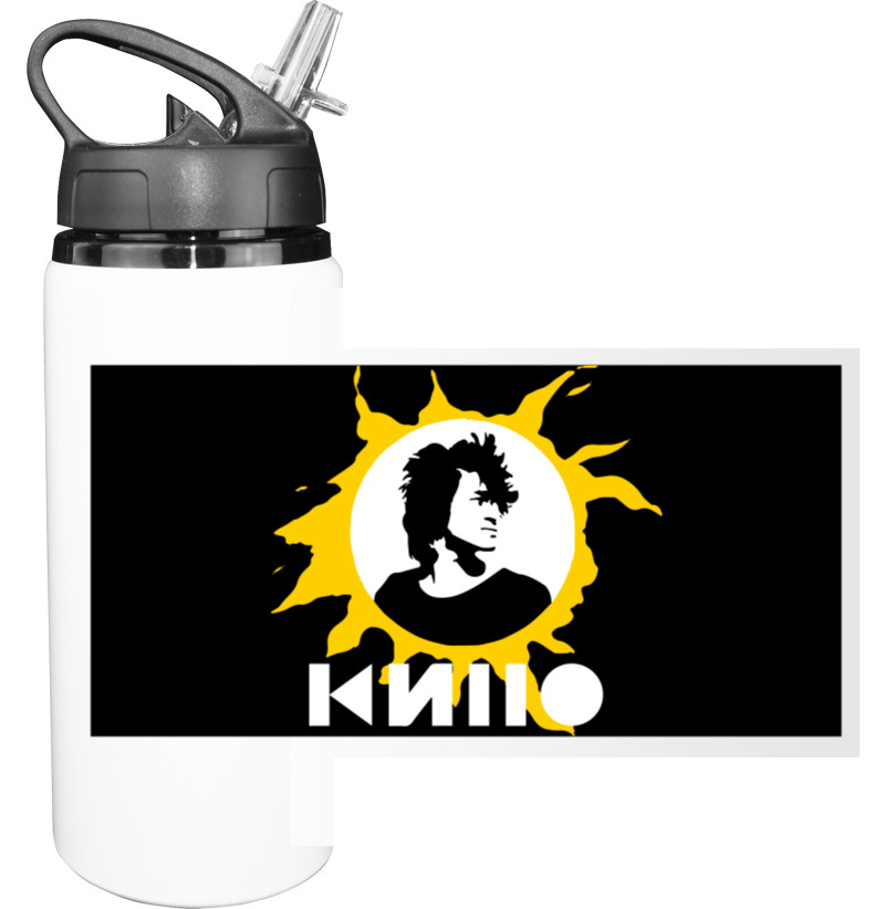 Sport Water Bottle - ЦОЙ Группа Кино - Mfest