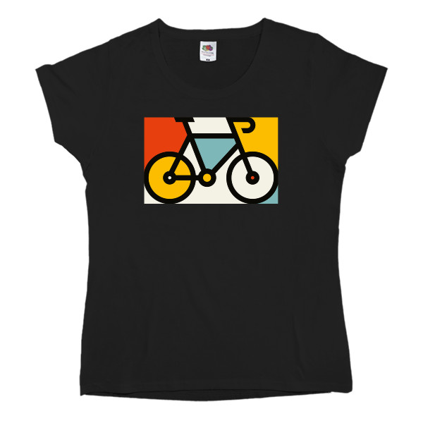 Women's T-shirt Fruit of the loom - Ride the bike - Mfest