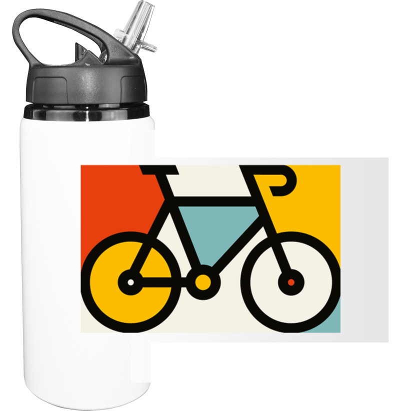 Sport Water Bottle - Ride the bike - Mfest