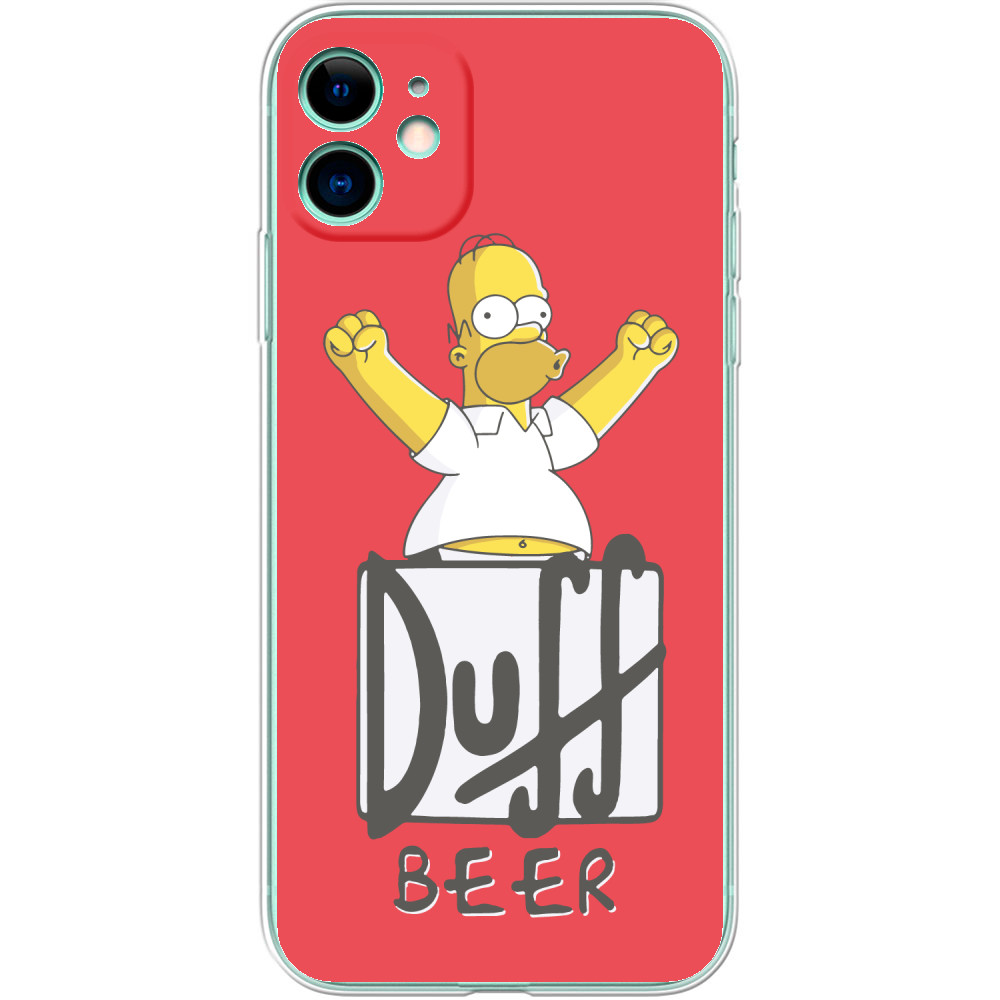 Чохол iPhone - Simpsons Duff Beer - Mfest