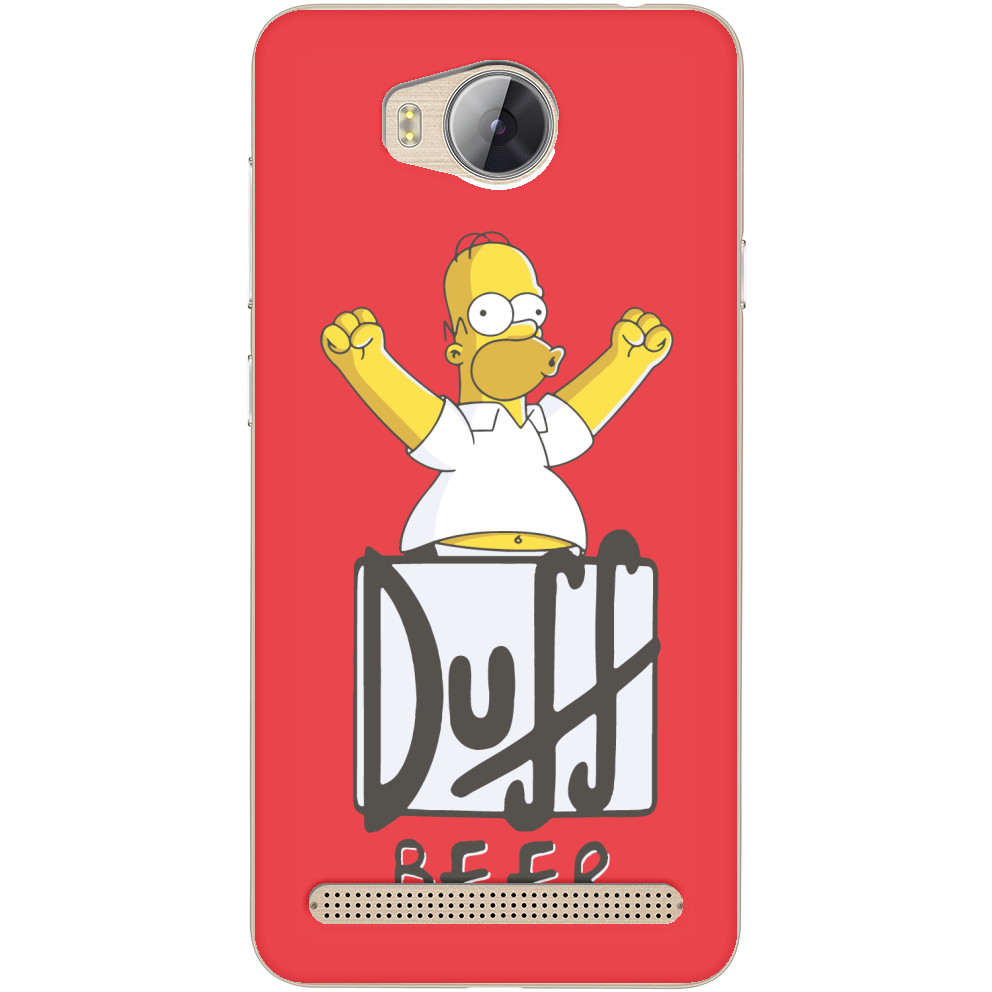 Чехол Huawei - Simpsons Duff Beer - Mfest