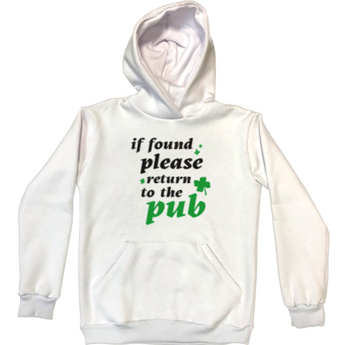 Unisex Hoodie - if found please return to the Pub - Mfest